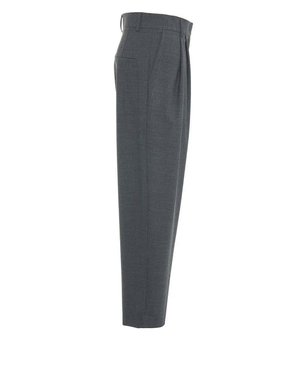 Ottod'ame Whi High-Waist Trousers