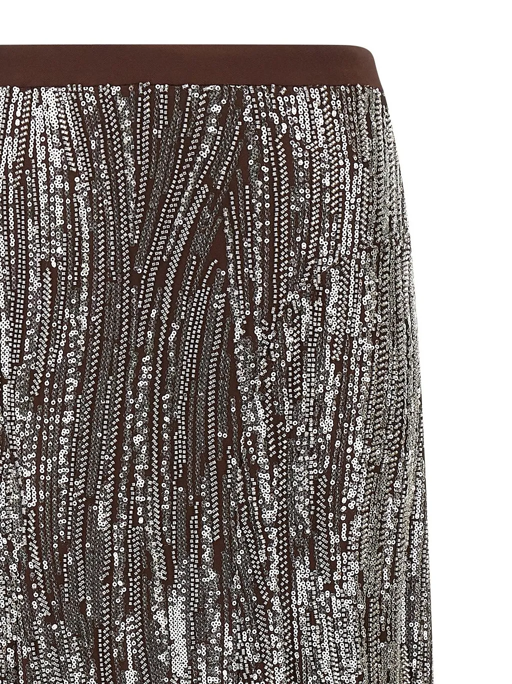Paco Rabanne Sequin Pearl Long Skirt