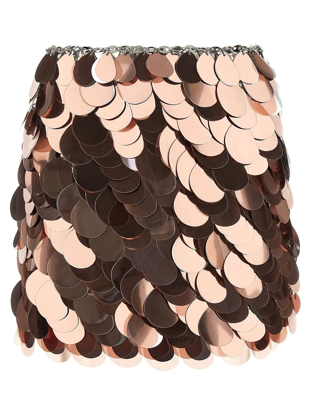 Sequin Disc Mini Skirt