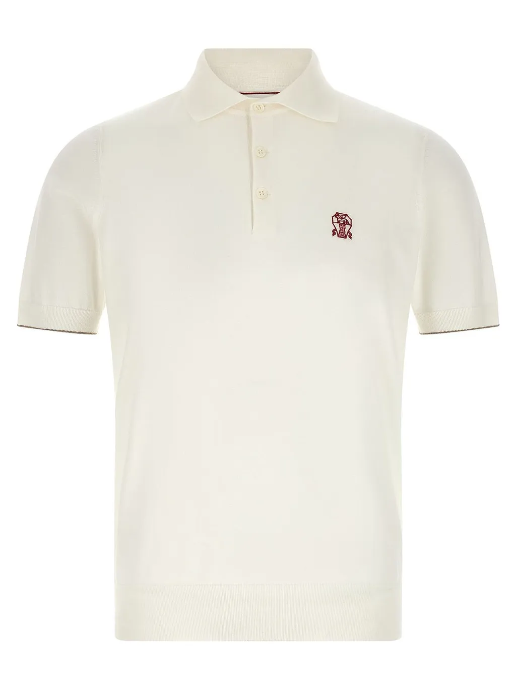 Brunello Cucinelli Lightweight Knitted Polo Shirt
