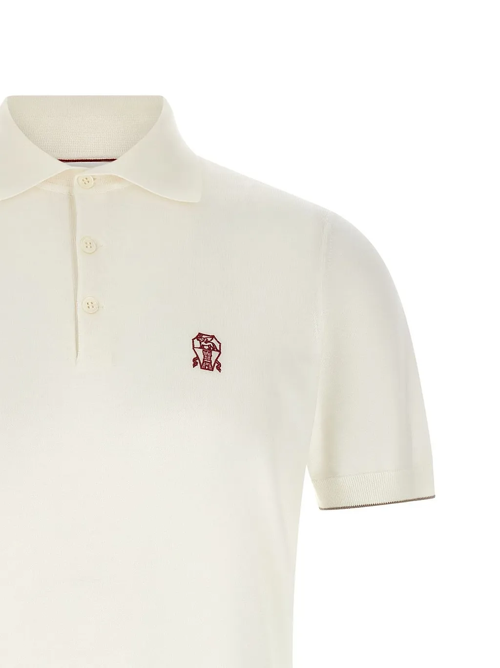Brunello Cucinelli Lightweight Knitted Polo Shirt