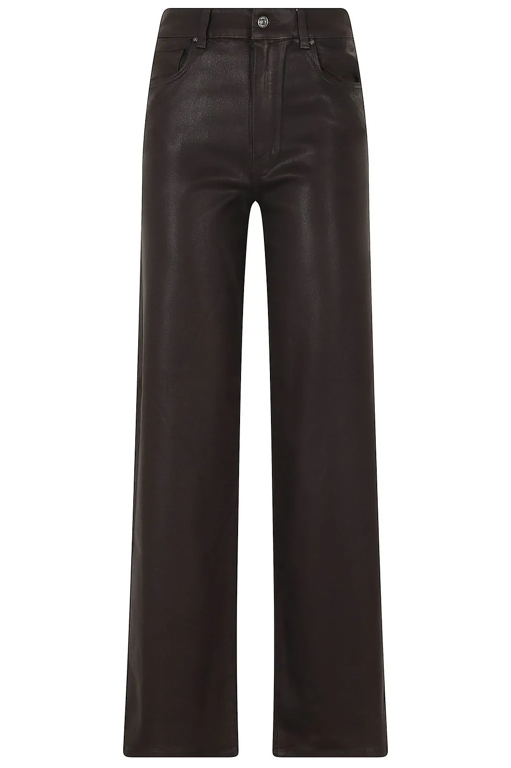 Paige Sasha Coated Wide-Leg Jeans