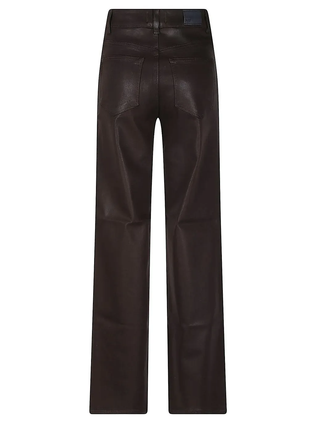 Paige Sasha Coated Straight-Leg Jeans
