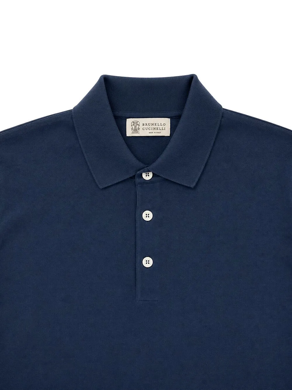 Brunello Cucinelli Long-Sleeved Knitted Polo Shirt
