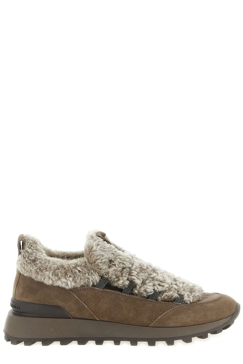 Brunello Cucinelli Monile Shearling Slip-Ons