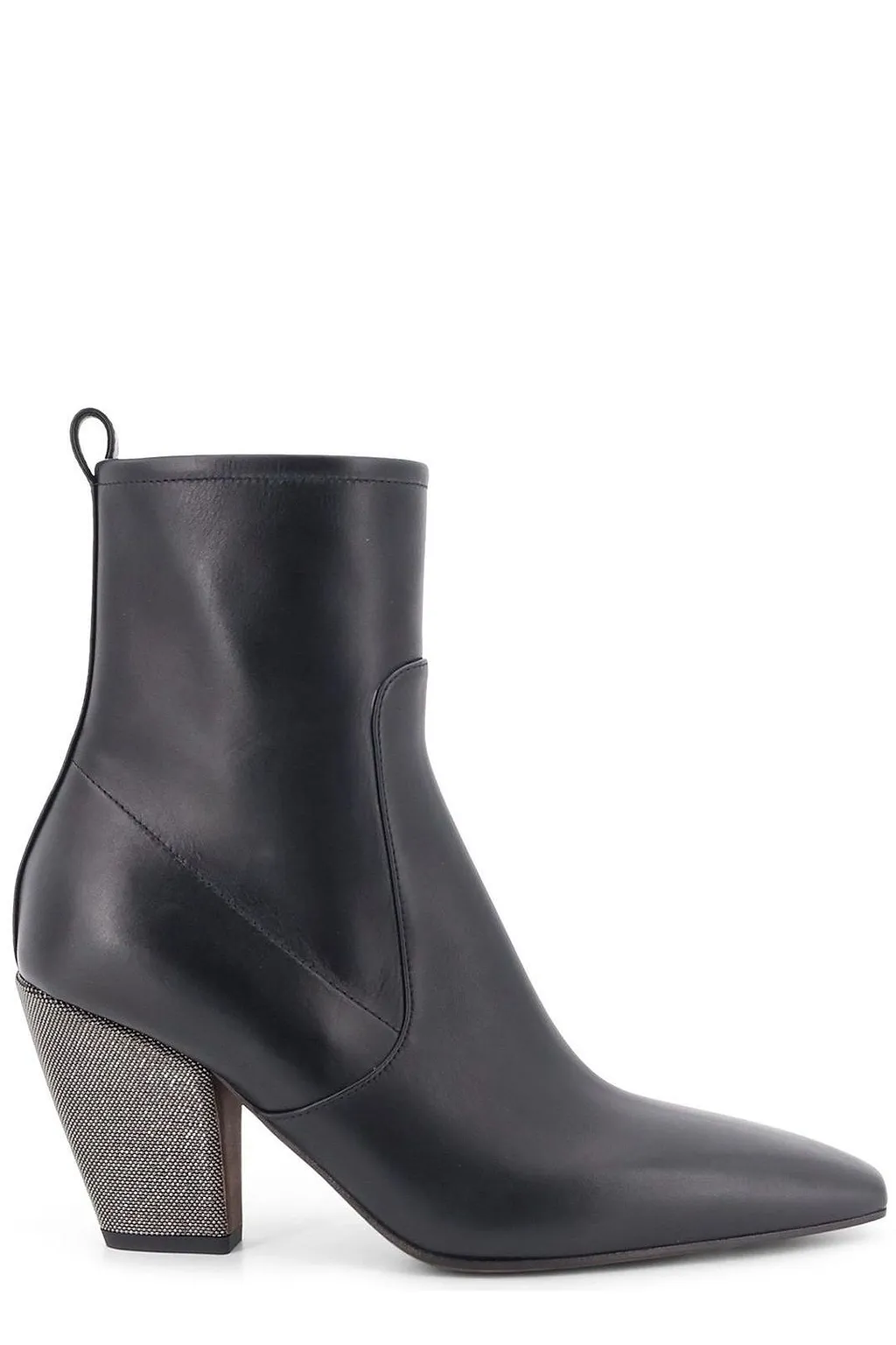 Brunello Cucinelli Monili-Embellished Heeled Boots