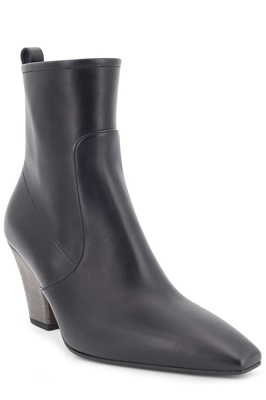 Brunello Cucinelli Monili-Embellished Heeled Boots