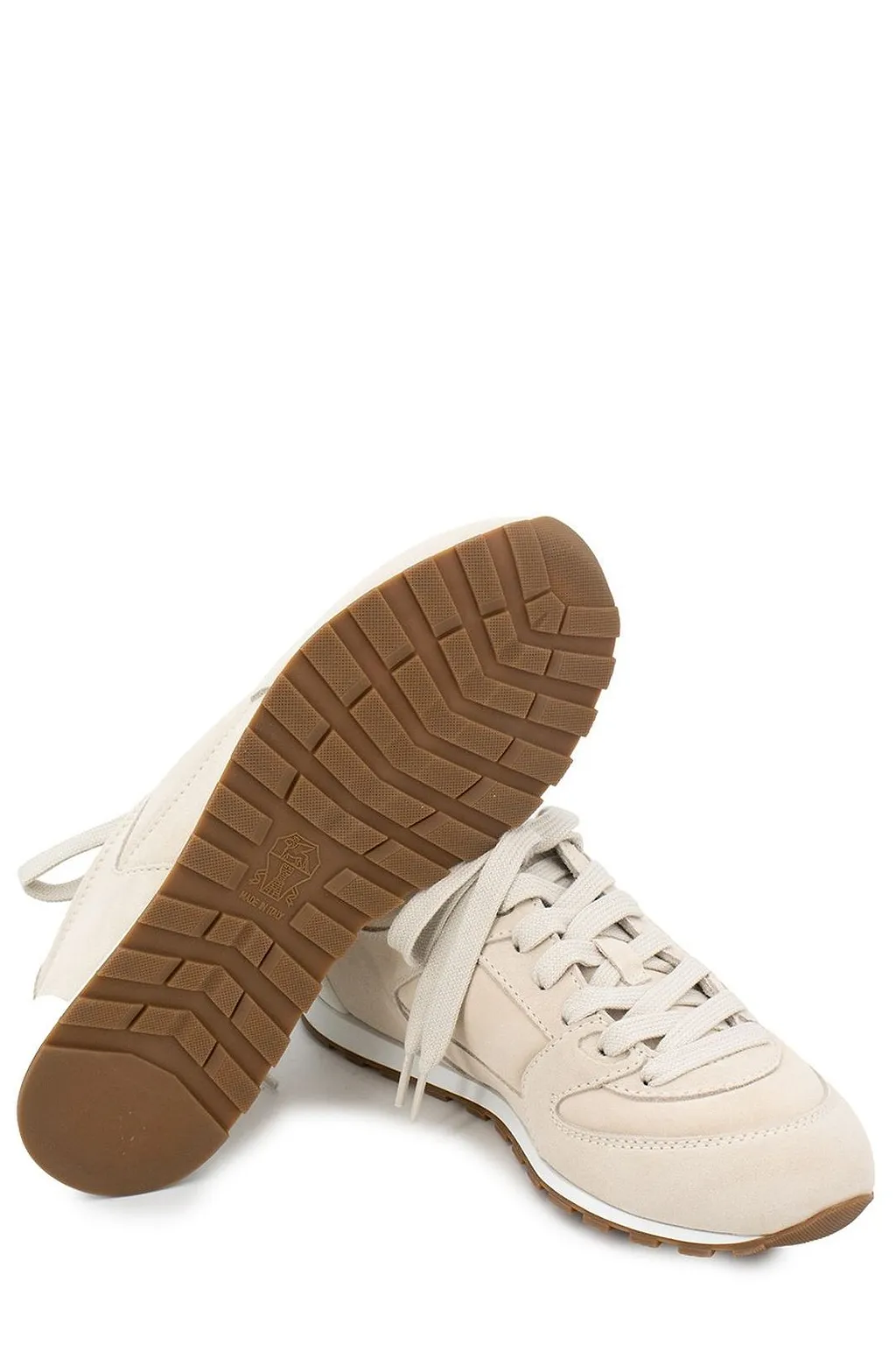 Brunello Cucinelli Panelled Low-Top Sneakers
