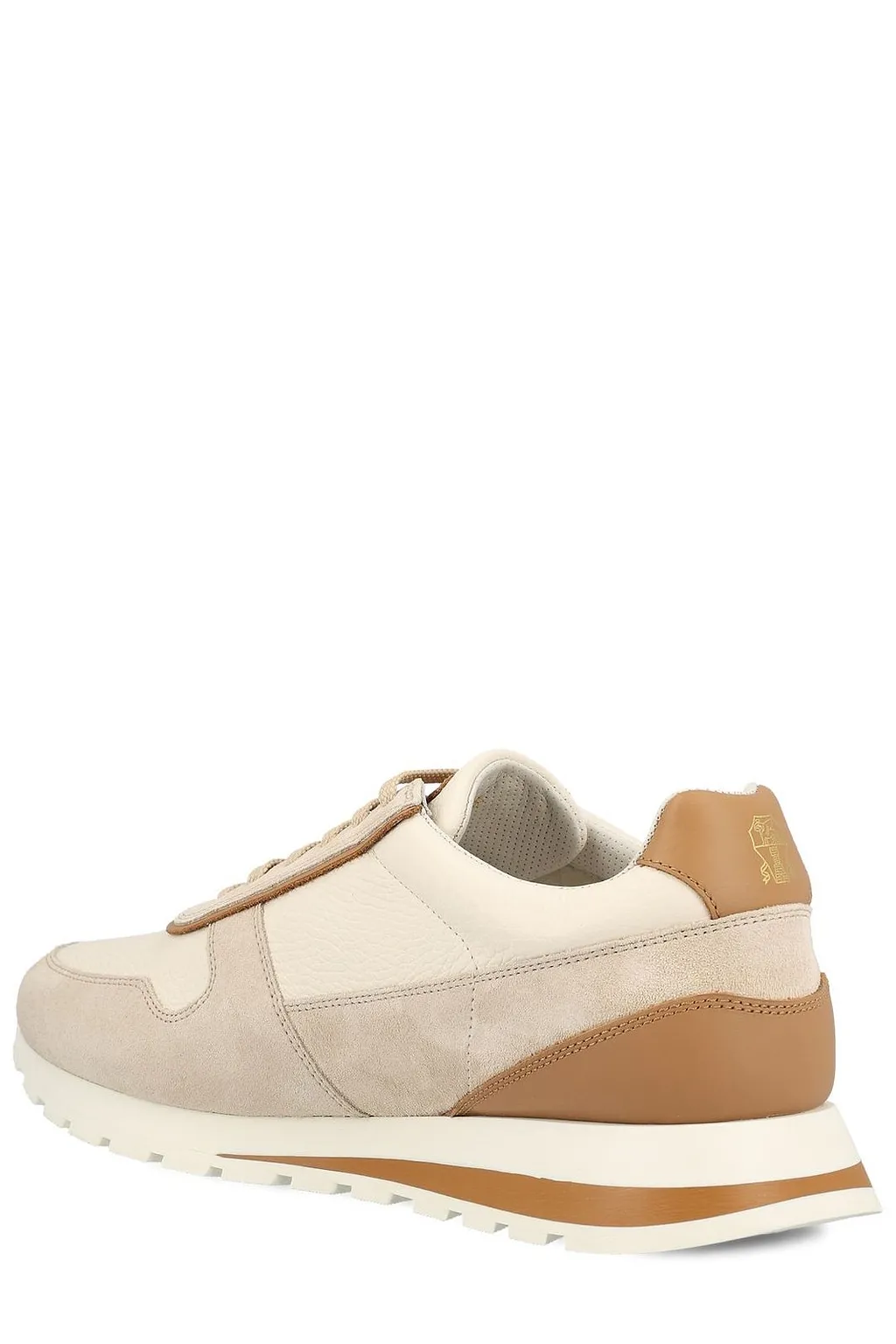 Brunello Cucinelli Panelled Lace-Up Sneakers