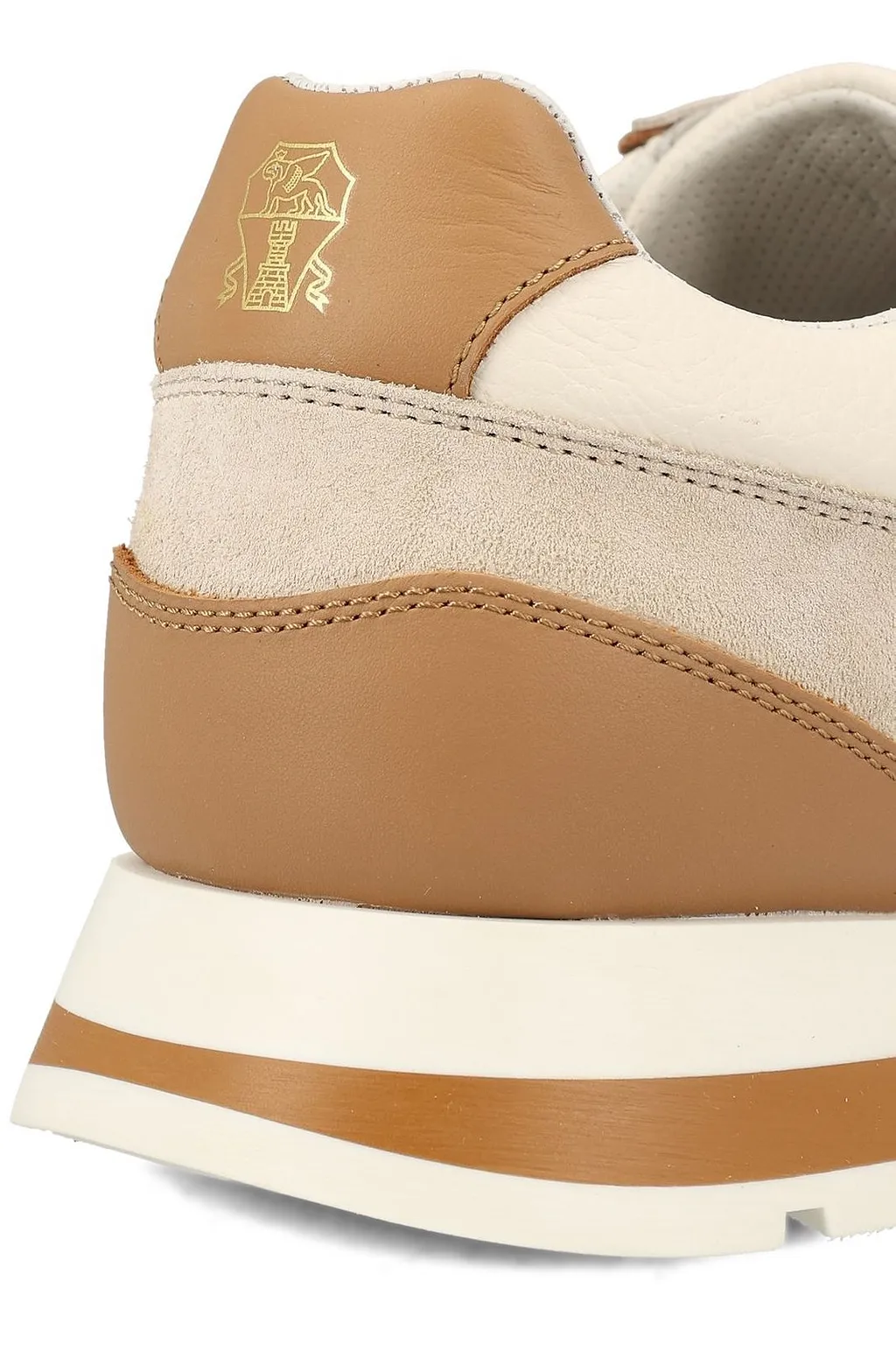 Brunello Cucinelli Panelled Lace-Up Sneakers