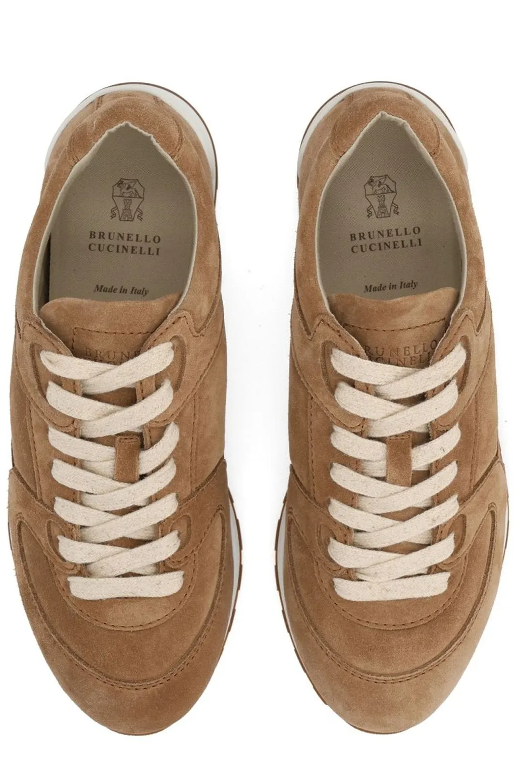 Brunello Cucinelli Panelled Low-Top Sneakers