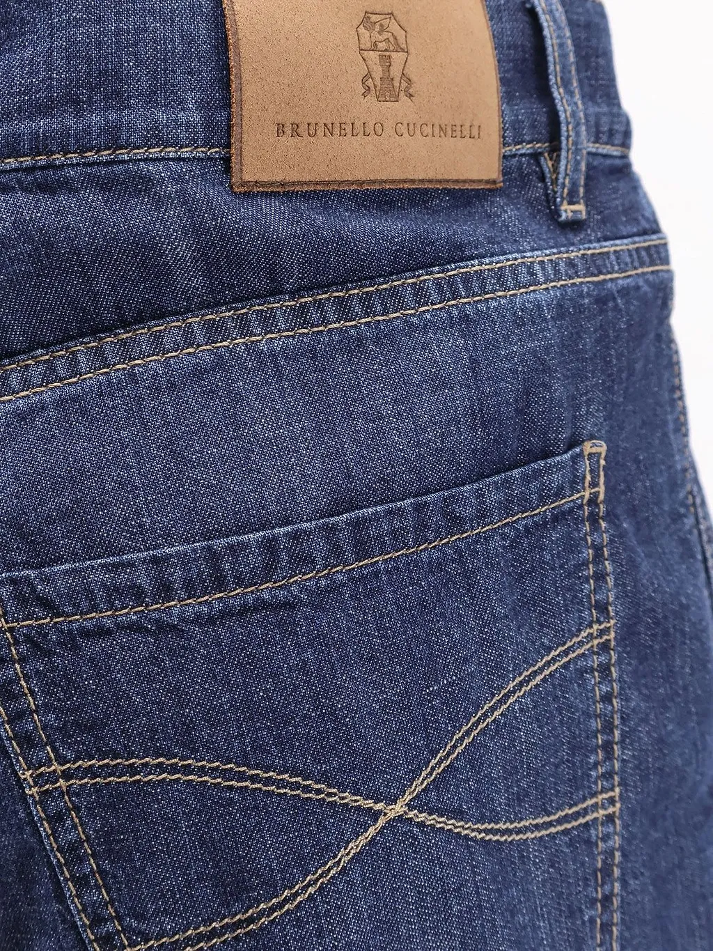 Brunello Cucinelli Pleated Relaxed-Fit Jeans
