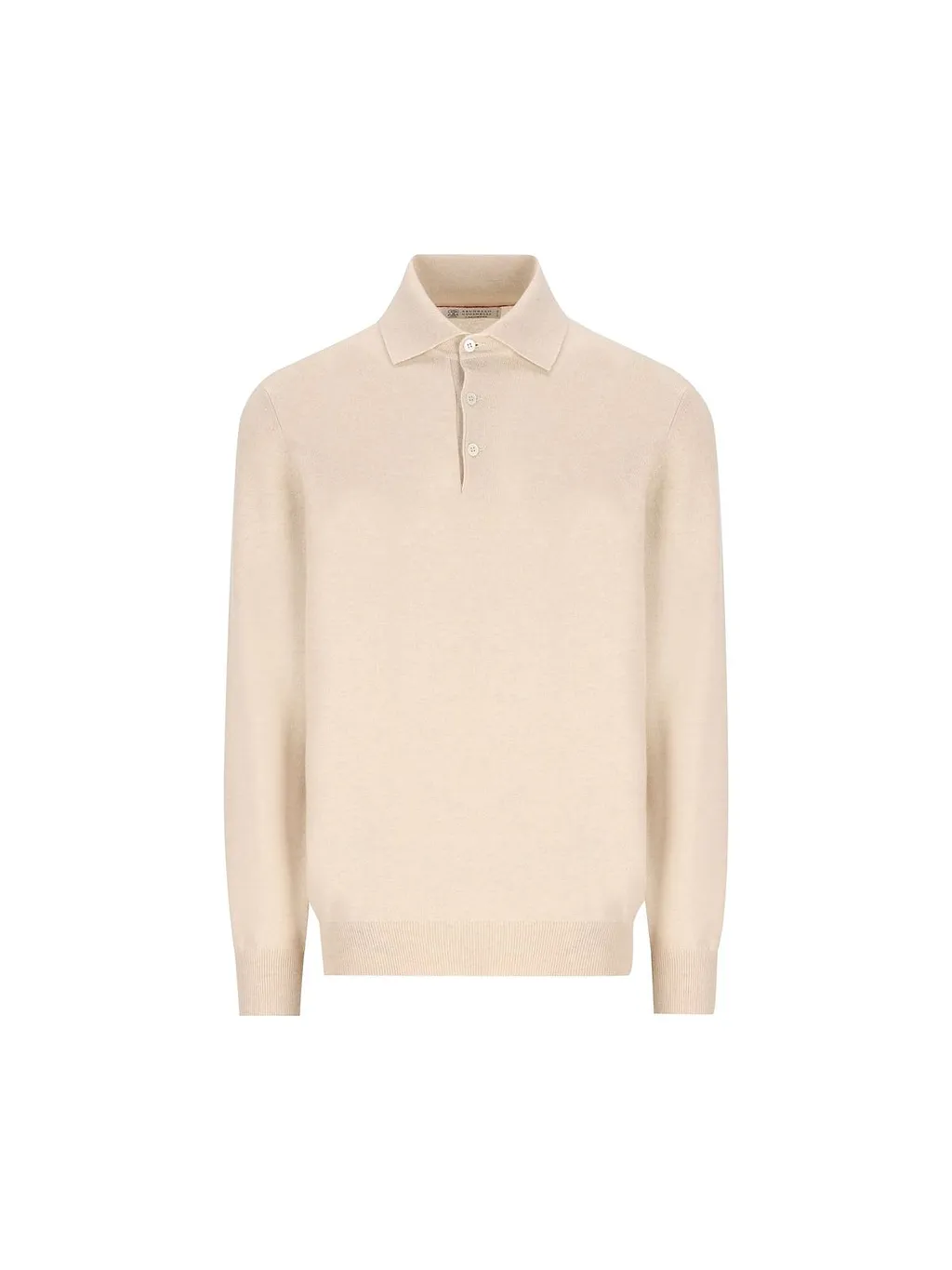 Brunello Cucinelli Long-Sleeved Knitted Polo Shirt