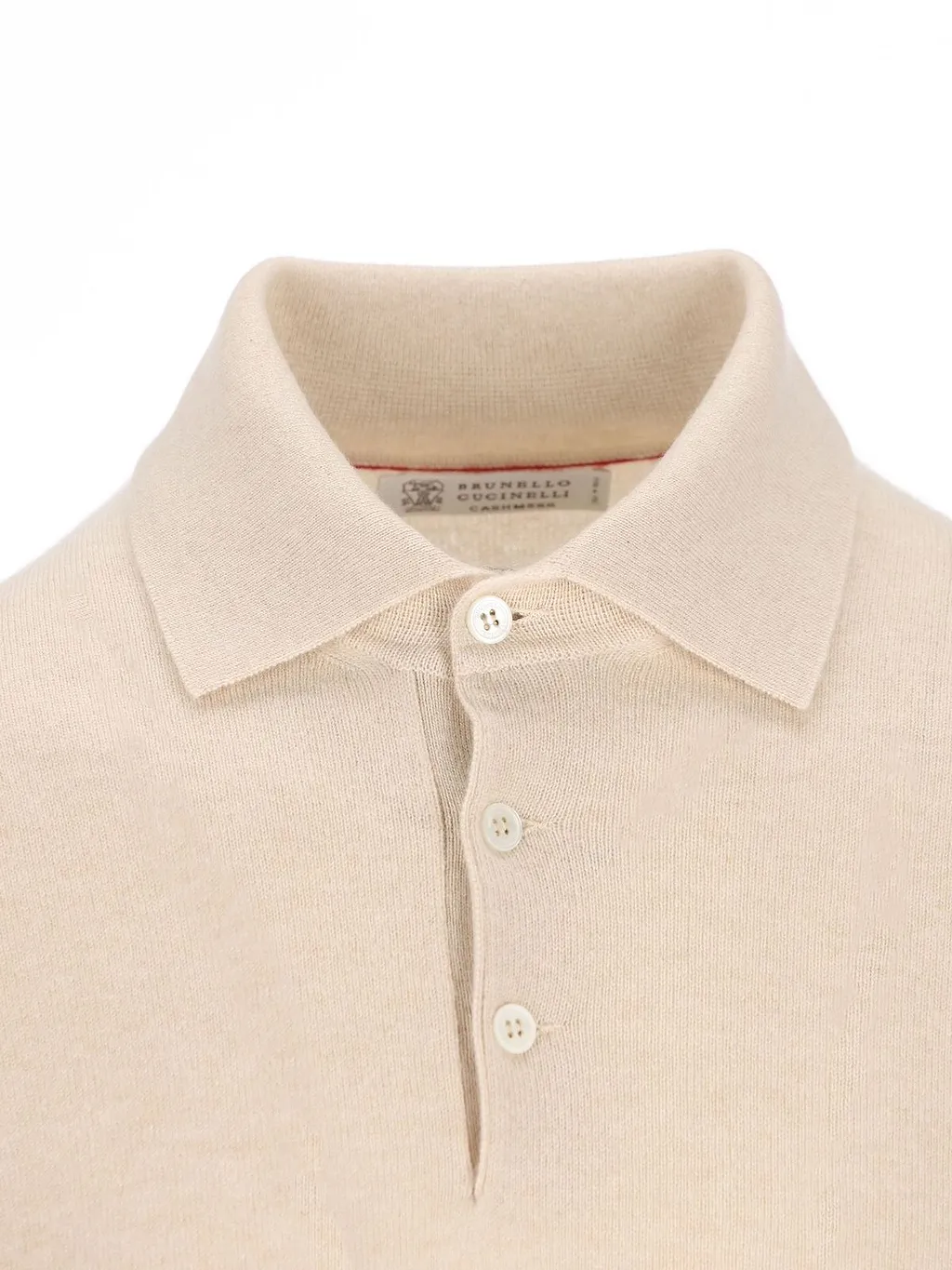 Brunello Cucinelli Long-Sleeved Knitted Polo Shirt