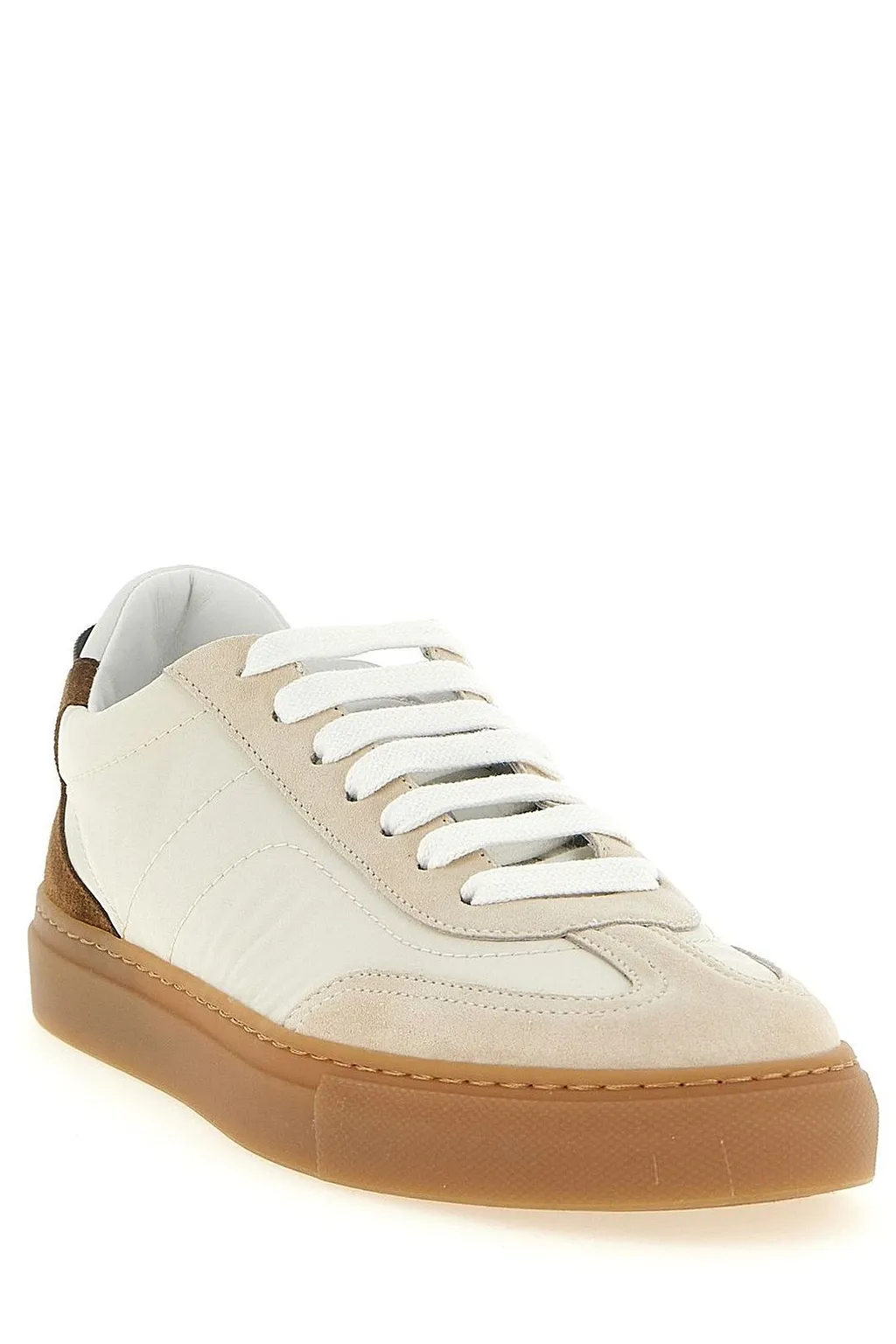 Brunello Cucinelli Precious Loop Detailed Lace-Up Sneakers