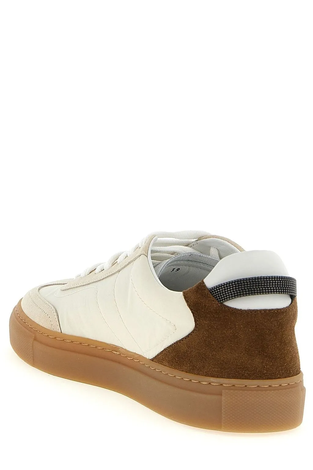 Brunello Cucinelli Precious Loop Detailed Lace-Up Sneakers