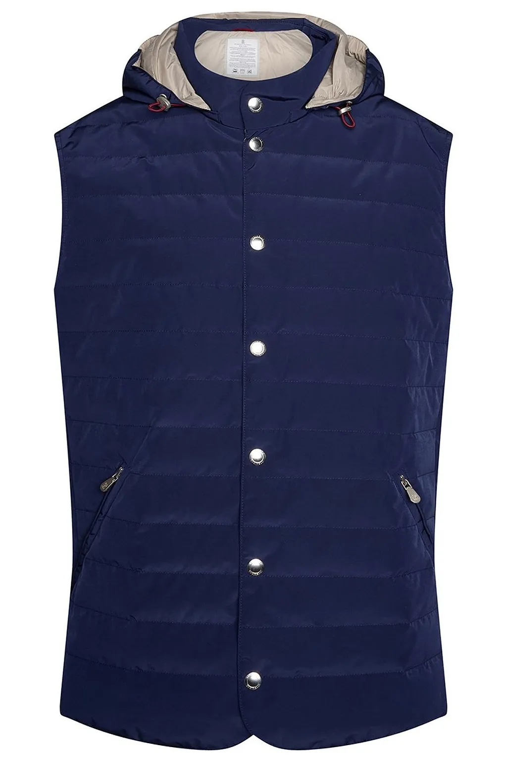 Brunello Cucinelli Quilted Hooded Down Vest