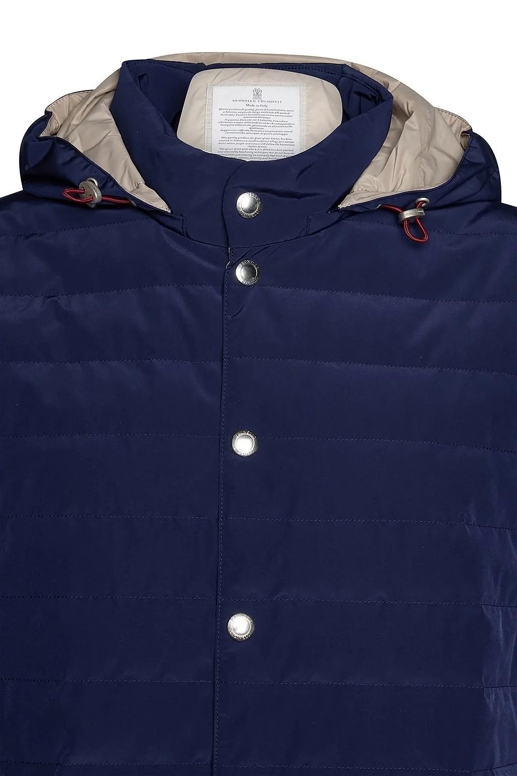 Brunello Cucinelli Quilted Hooded Down Vest