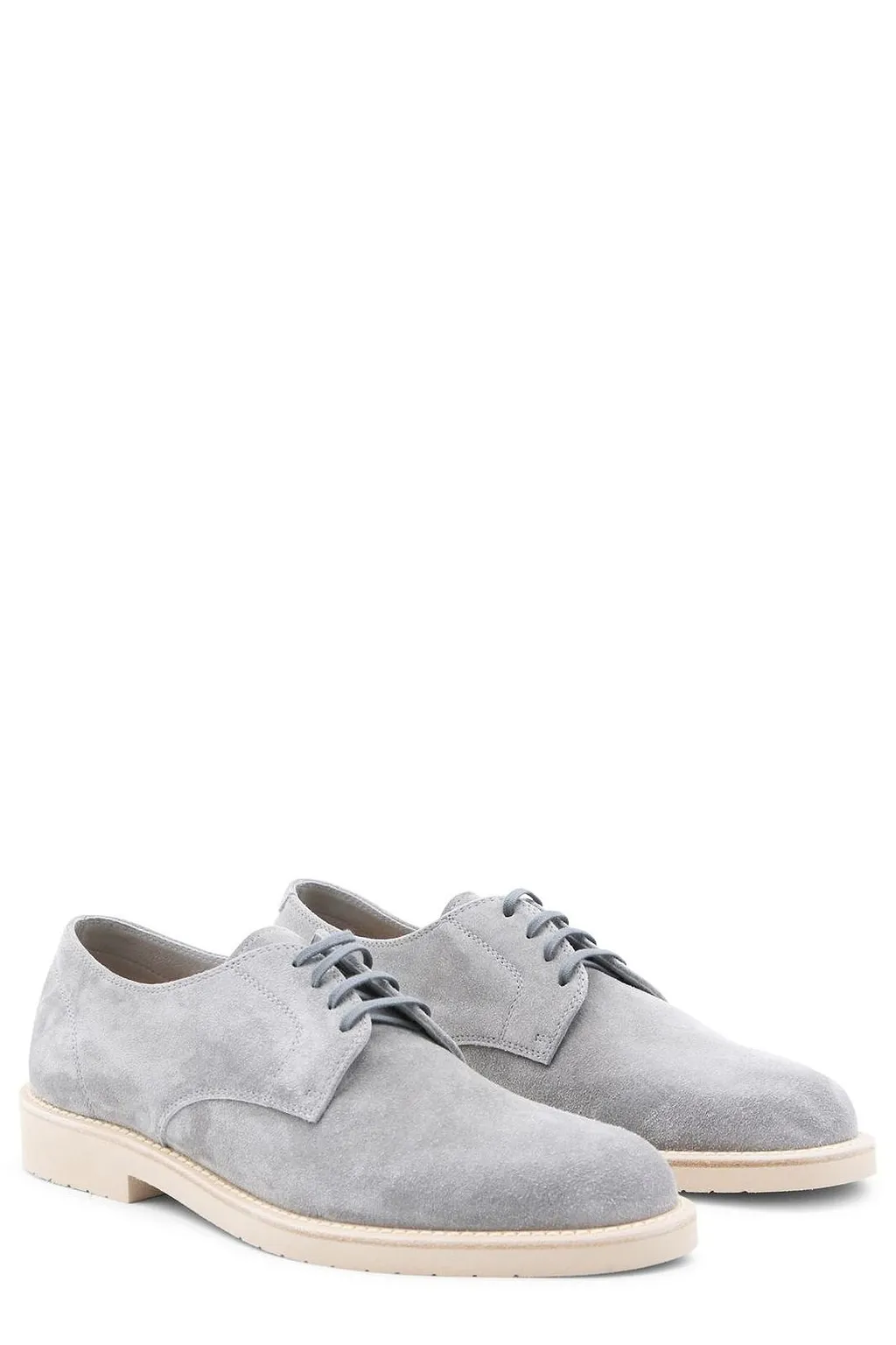 Brunello Cucinelli Reversed Lightweight Lace-Up Shoes
