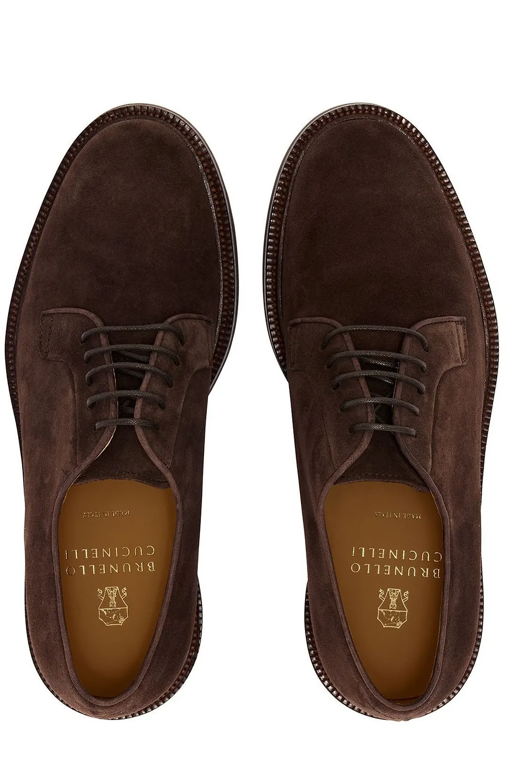 Brunello Cucinelli Round Toe Derby Shoes