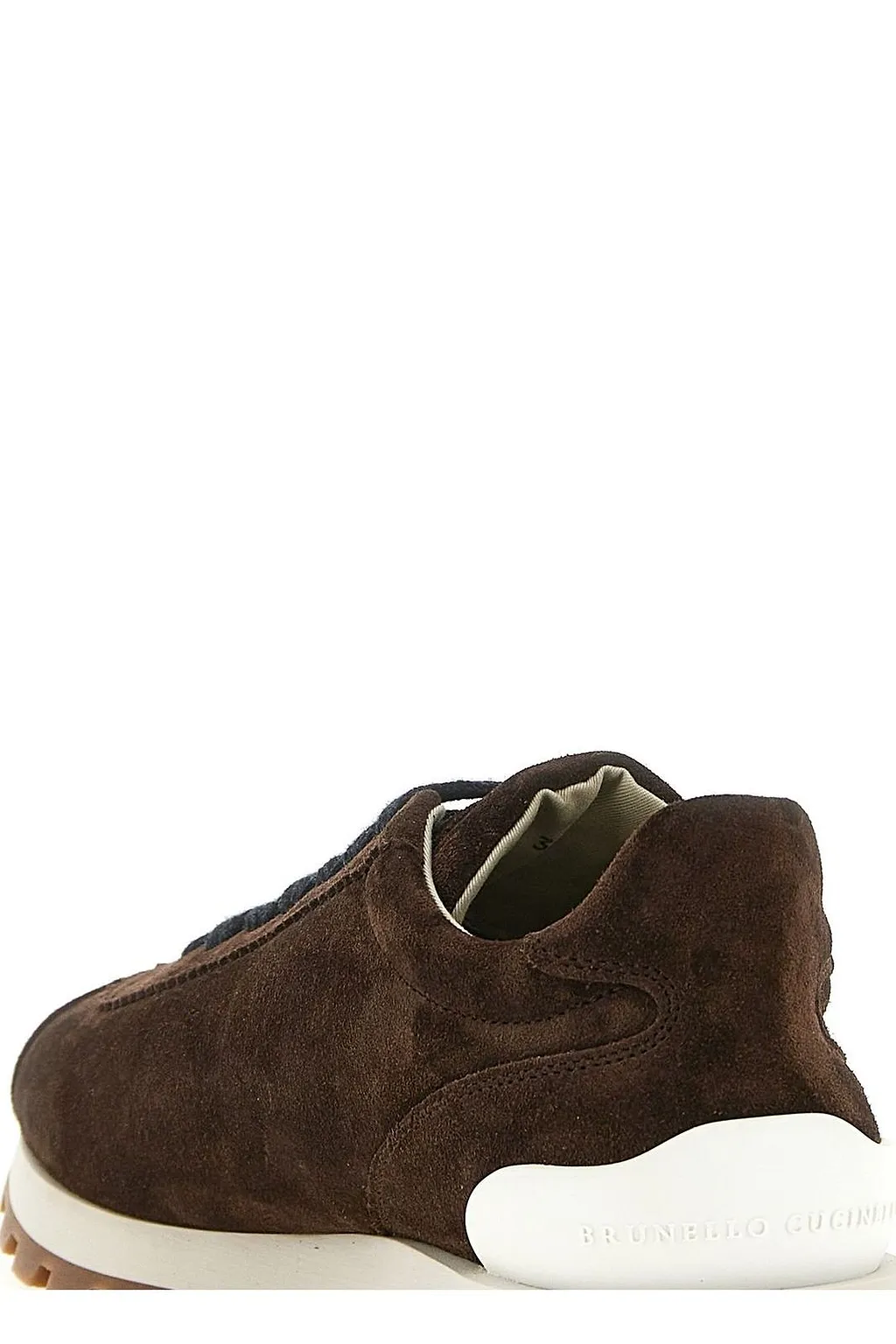 Brunello Cucinelli Round-Toe Lace-Up Trainers