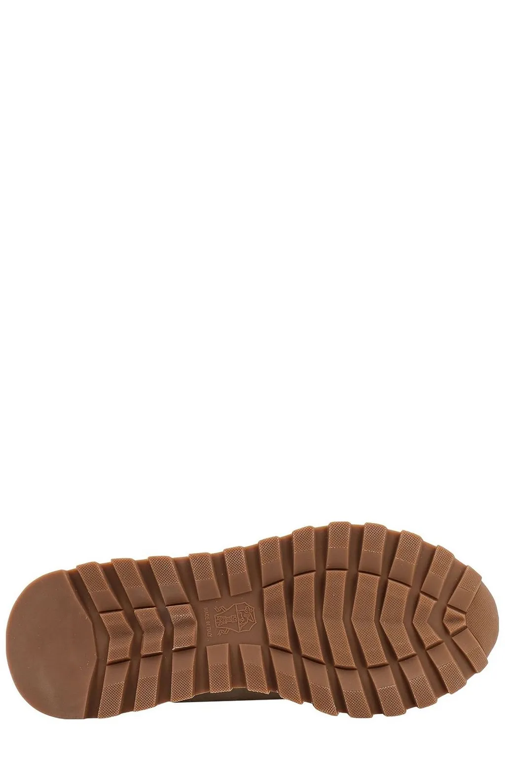 Brunello Cucinelli Round-Toe Lace-Up Sneakers