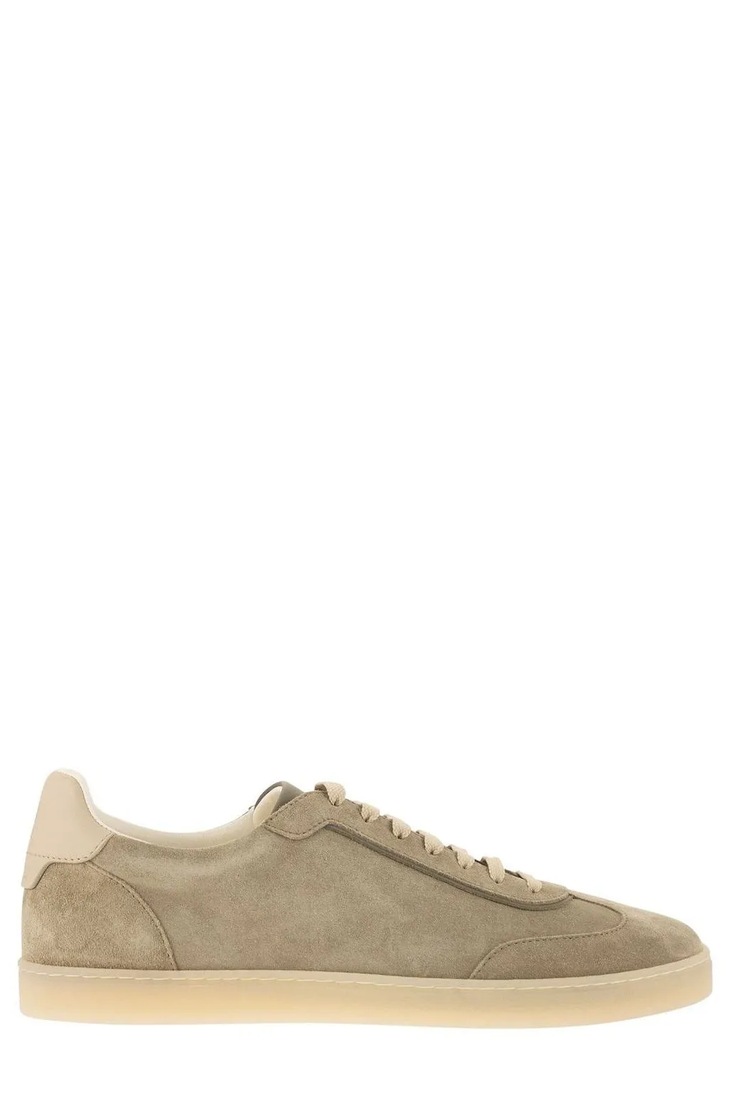 Brunello Cucinelli Round Toe Low-Top Sneakers