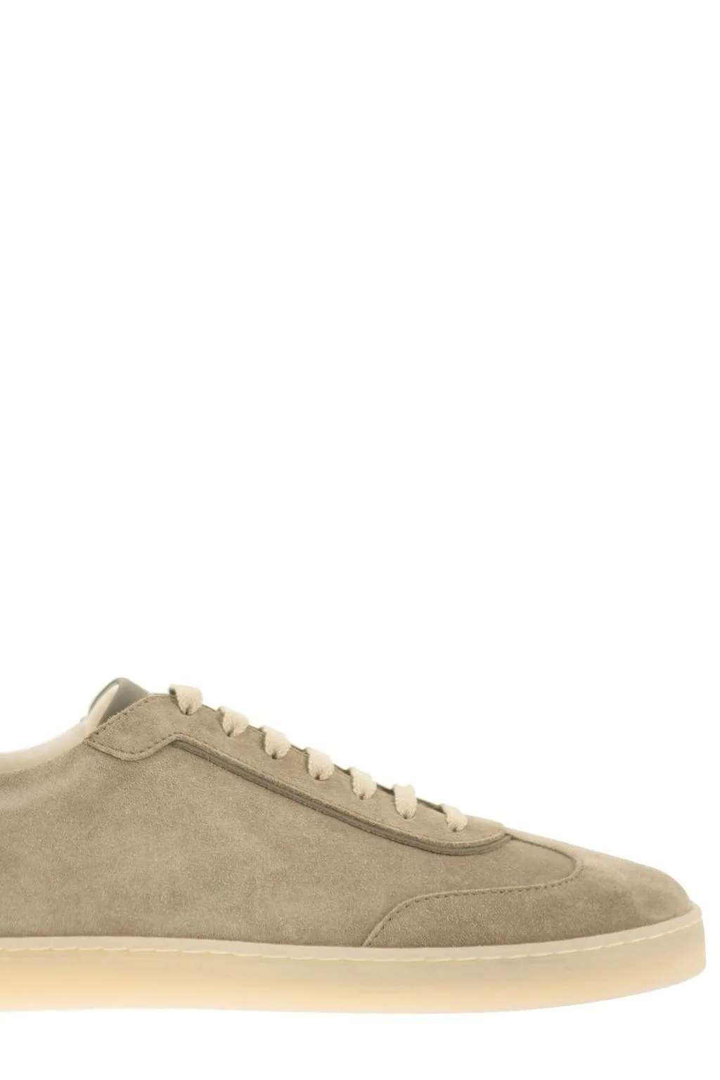 Brunello Cucinelli Round Toe Low-Top Sneakers