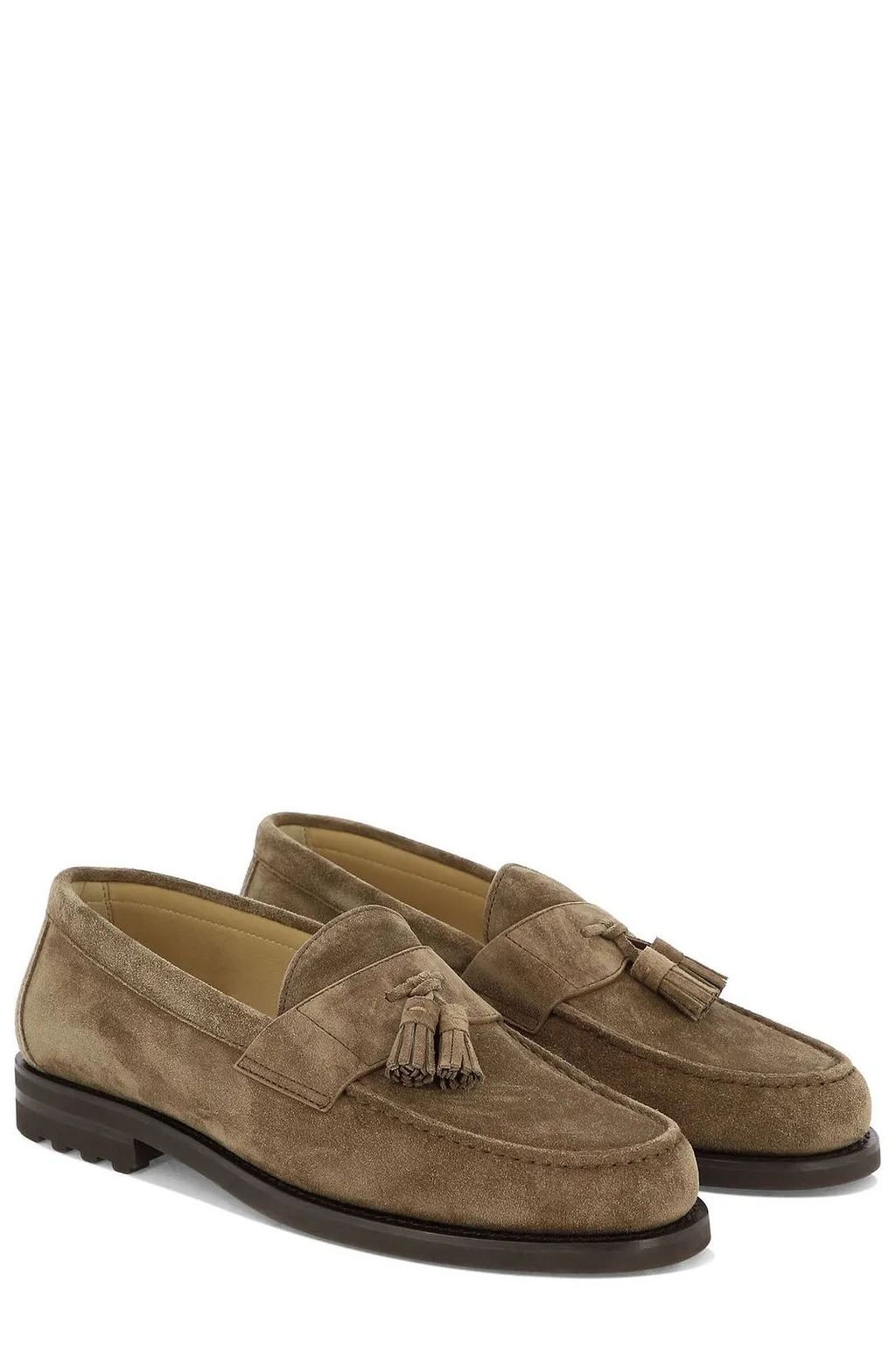 Brunello Cucinelli Tassel Detailed Slip-On Loafers