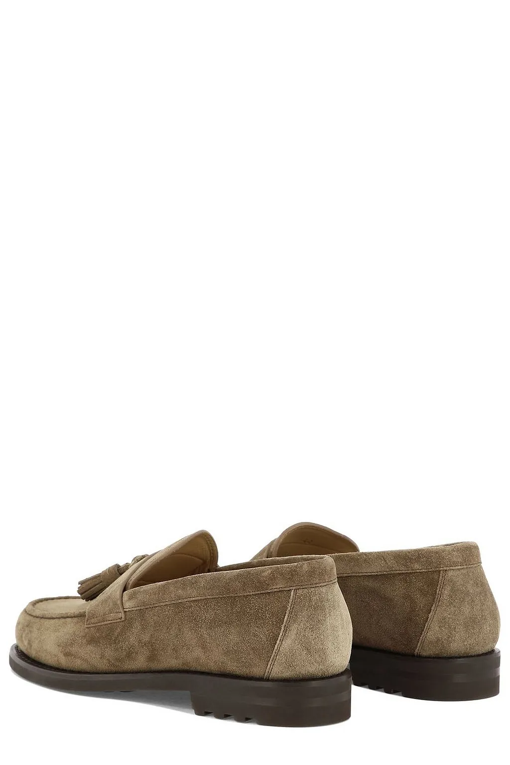 Brunello Cucinelli Tassel Detailed Slip-On Loafers