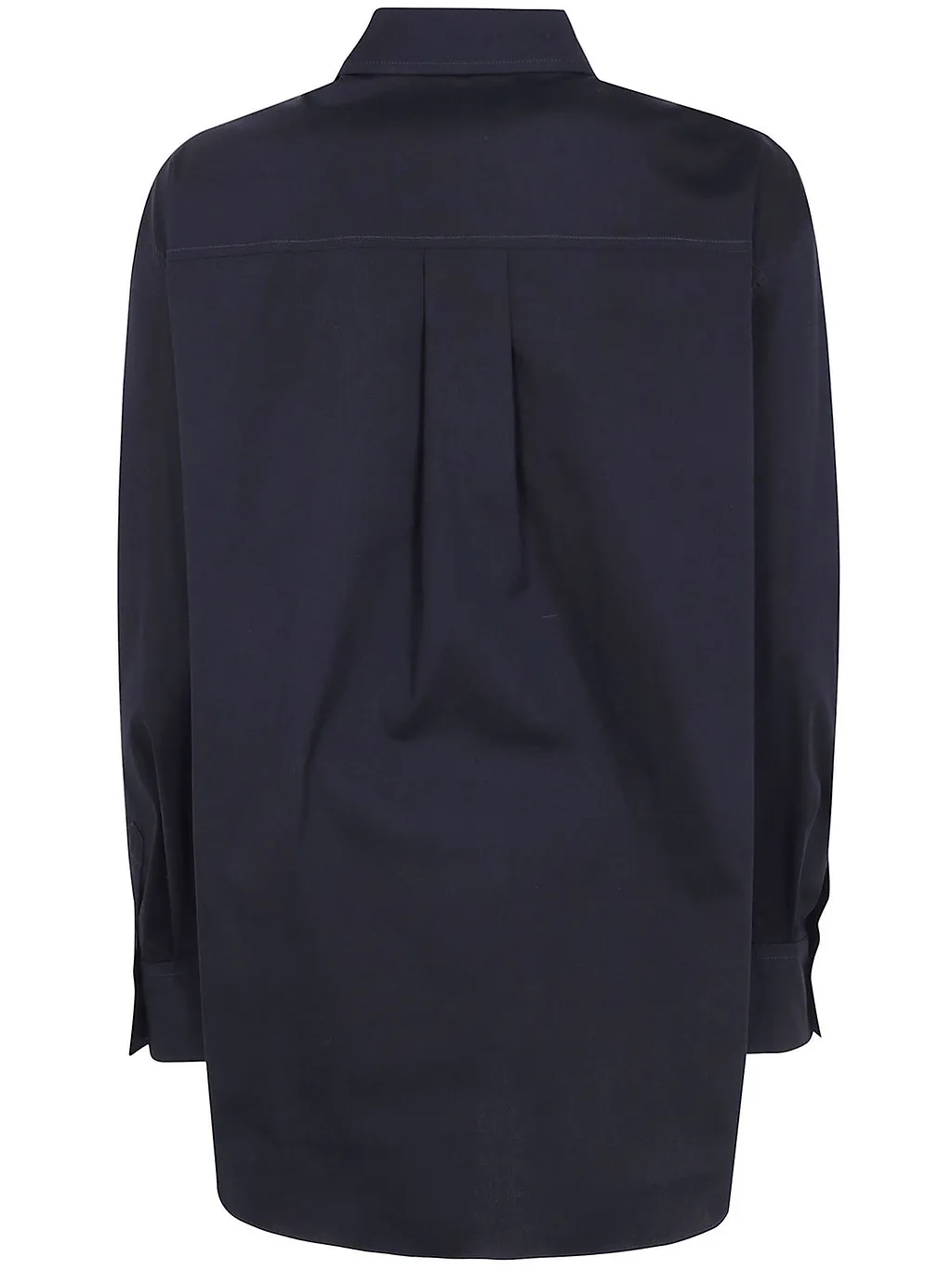 Tie Detailed Long Sleeved Shirt