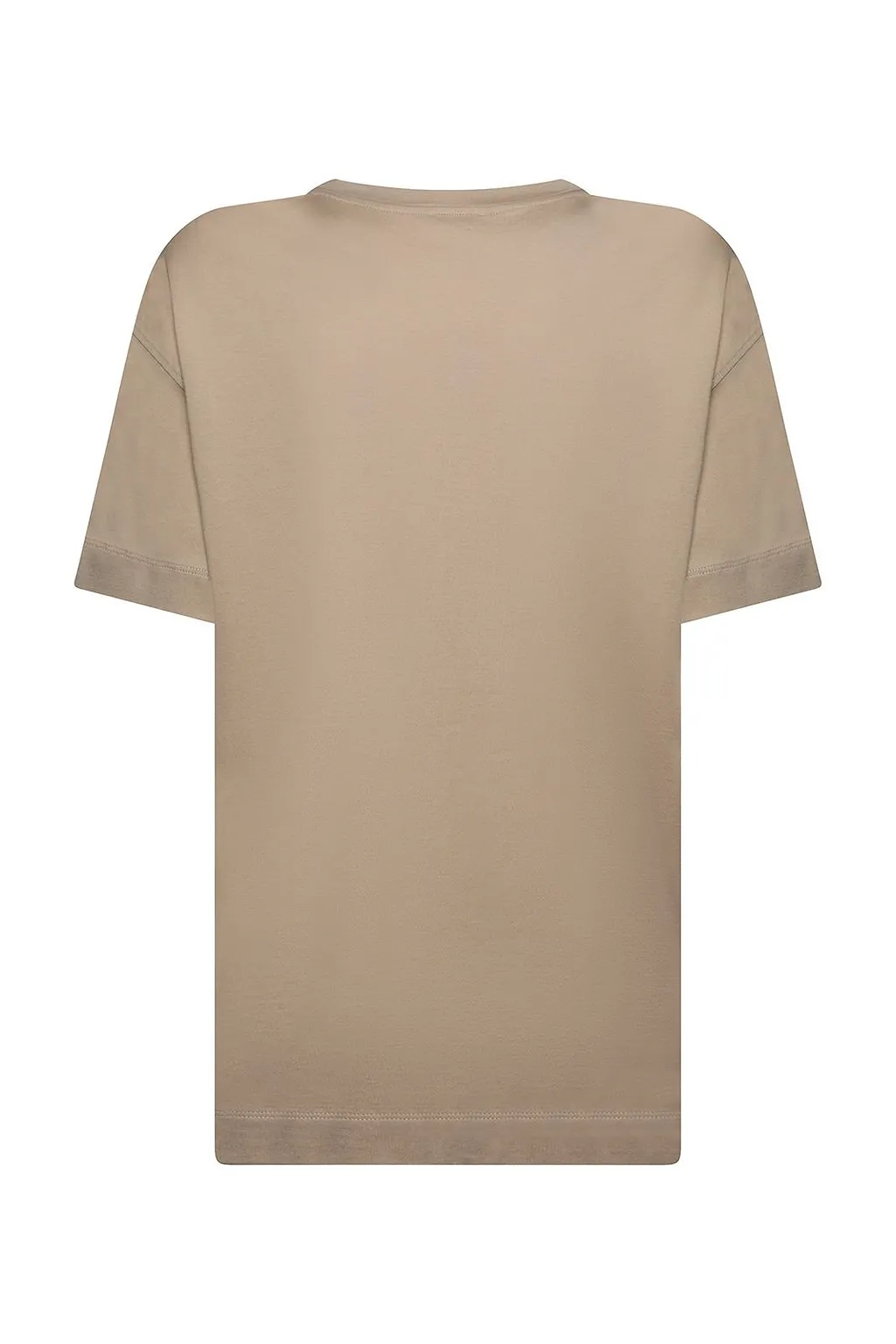Brunello Cucinelli Shiny Tab Crewneck T-Shirt