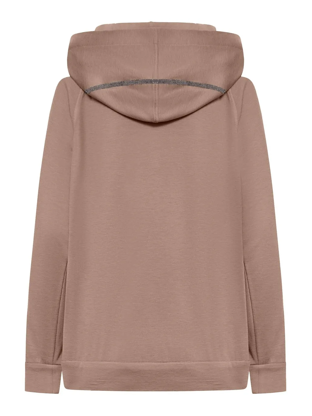 Brunello Cucinelli Trim Embellished Zipped Hoodie