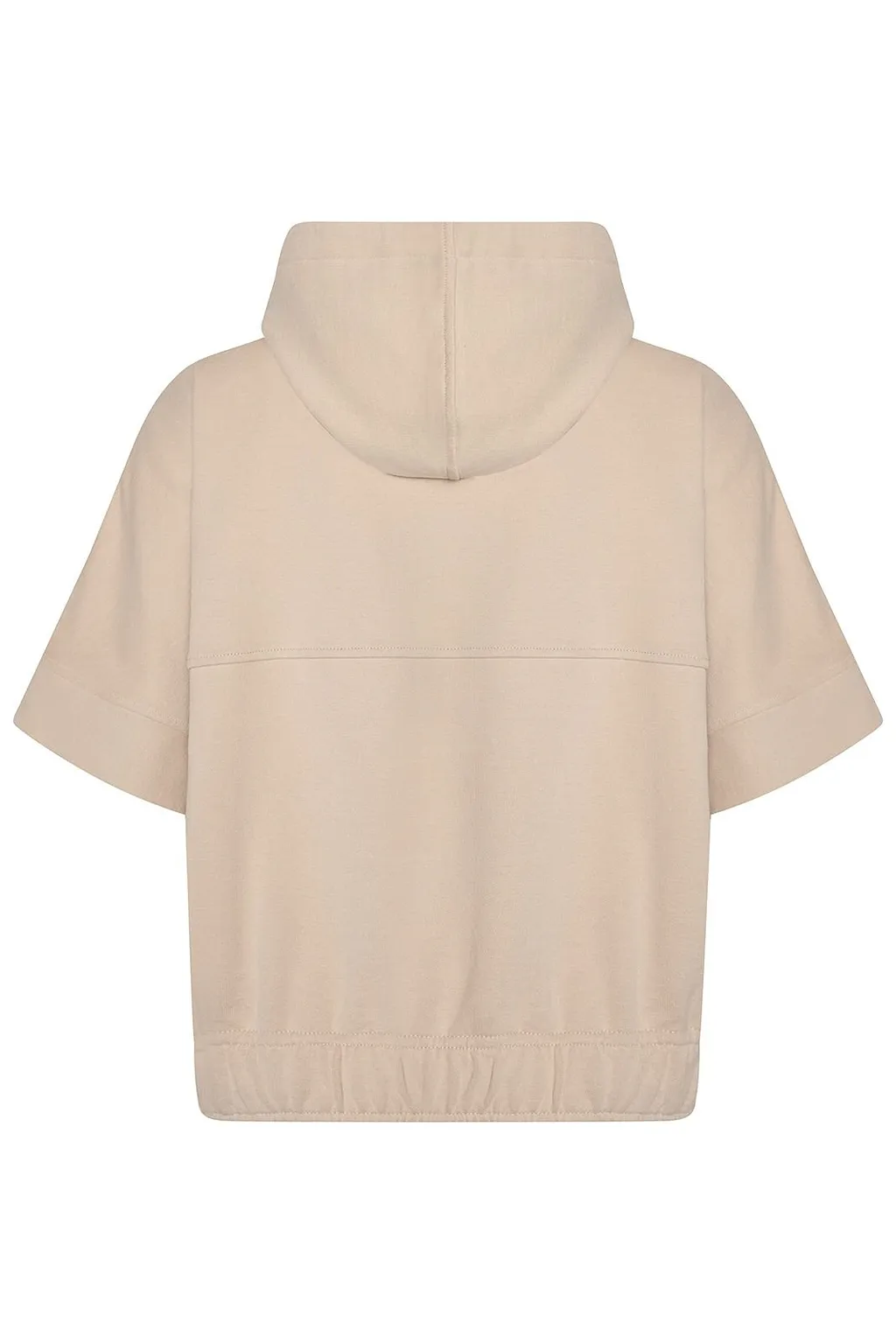 Brunello Cucinelli Short-Sleeve Hooded Sweatshirt