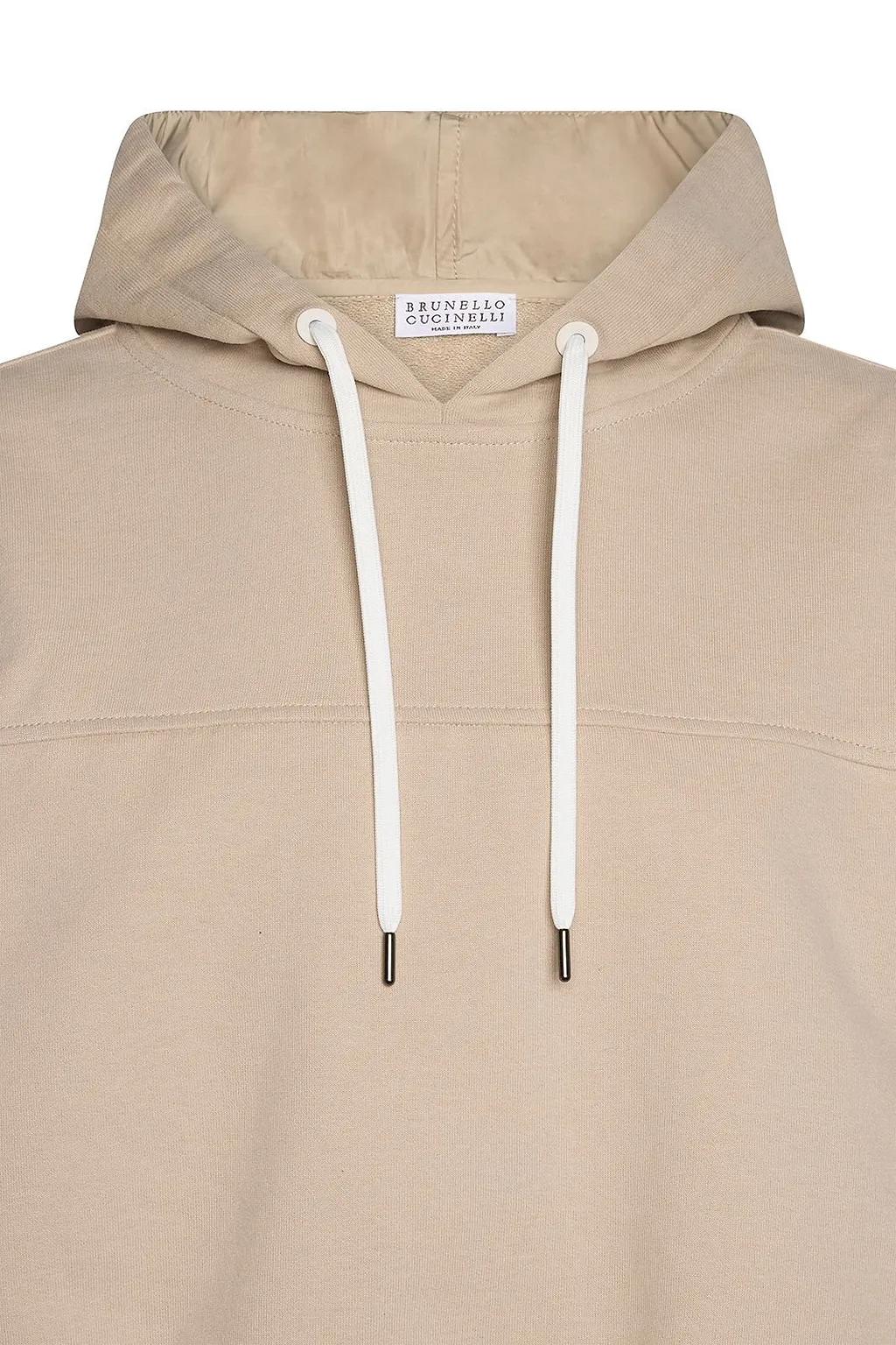 Brunello Cucinelli Short-Sleeve Hooded Sweatshirt