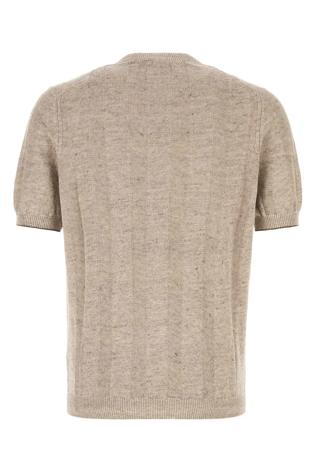 Brunello Cucinelli Short-Sleeve Knitted Top