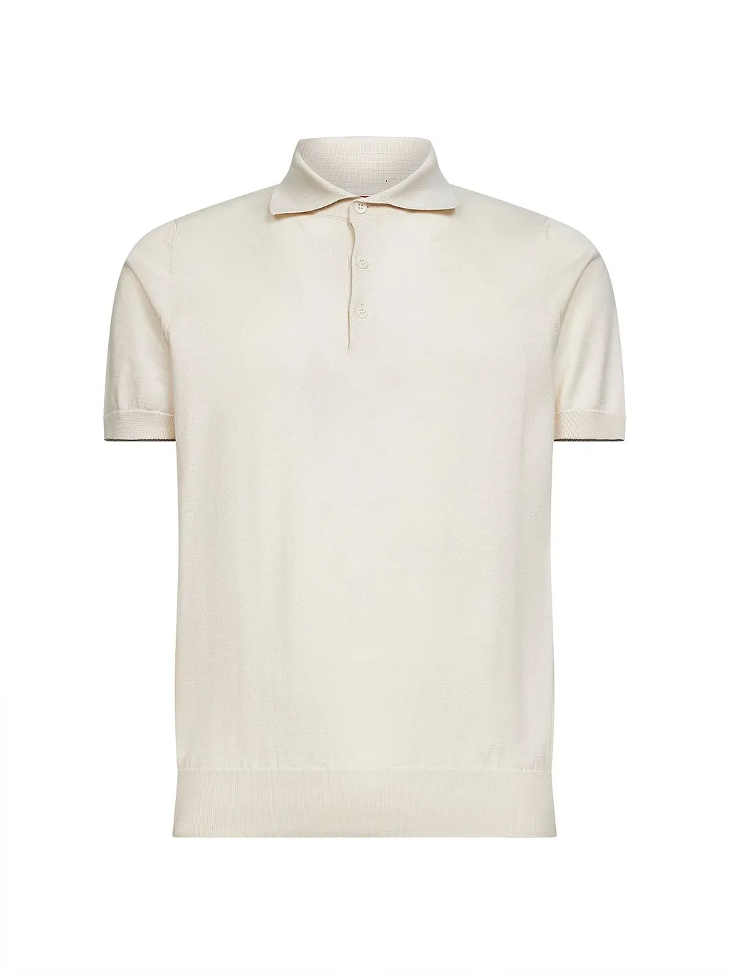 Brunello Cucinelli Short-Sleeved Buttoned Polo Shirt