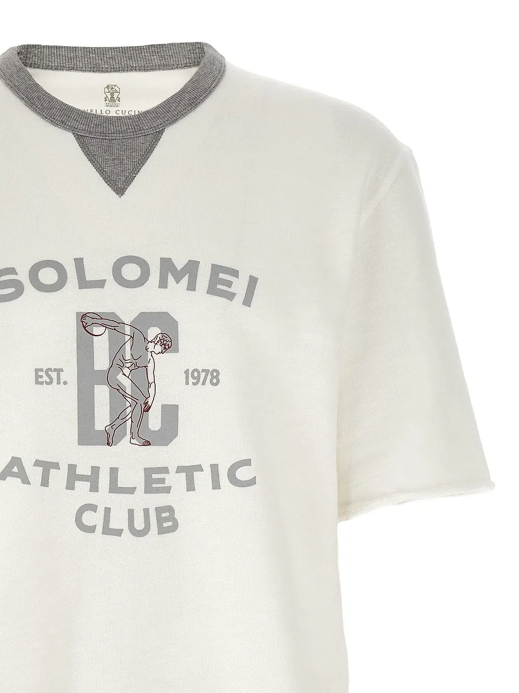 Brunello Cucinelli Short Sleeved Crewneck T-Shirt