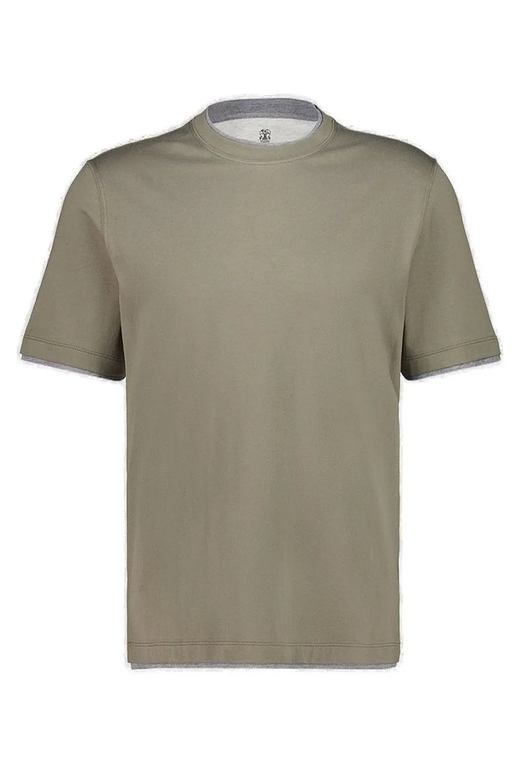 Brunello Cucinelli Short Sleeved Crewneck T-Shirt