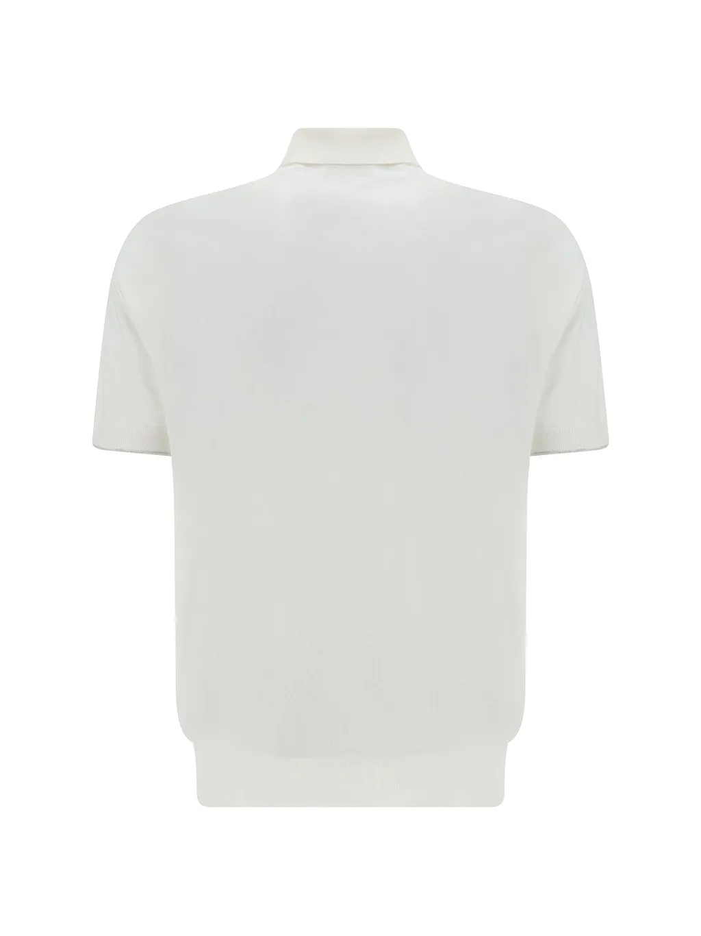 Short-Sleeved Buttoned Polo Shirt