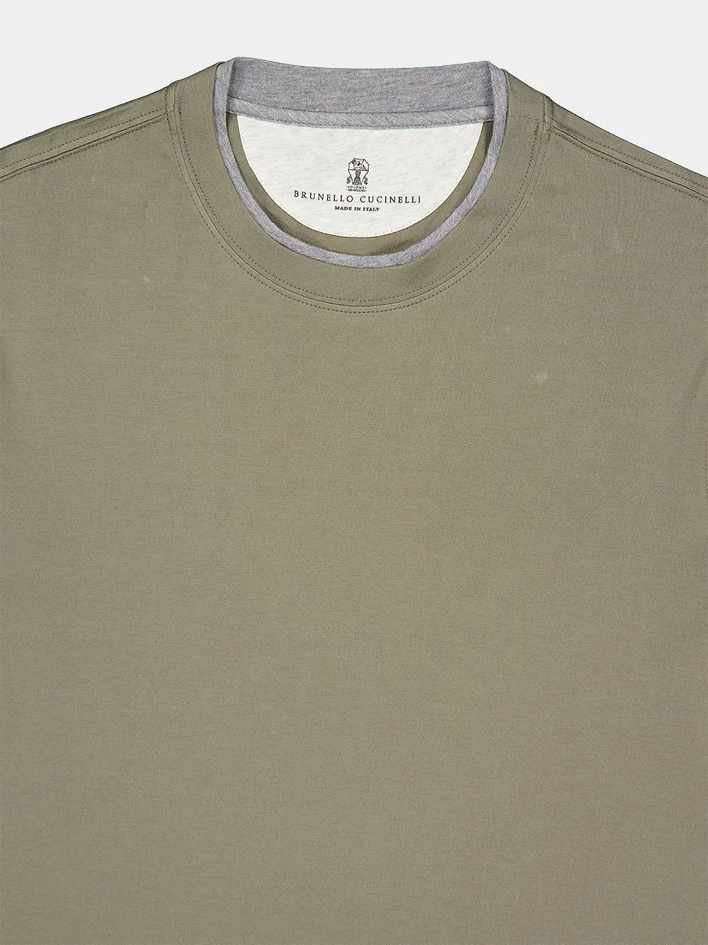 Brunello Cucinelli Short Sleeved Crewneck T-Shirt
