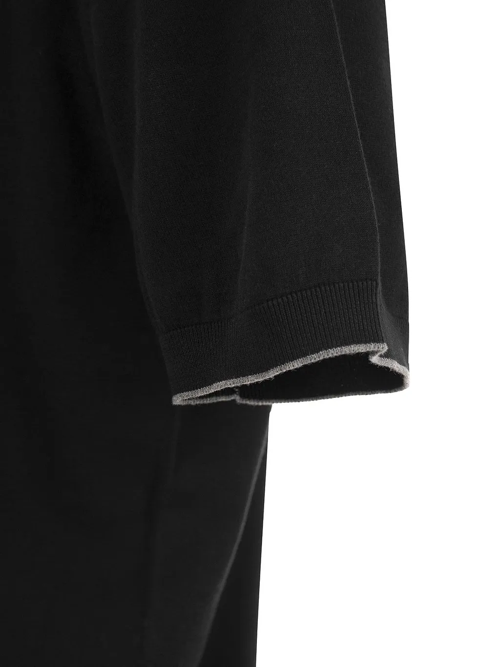 Brunello Cucinelli Short-Sleeved Fine-Knitted Polo Shirt