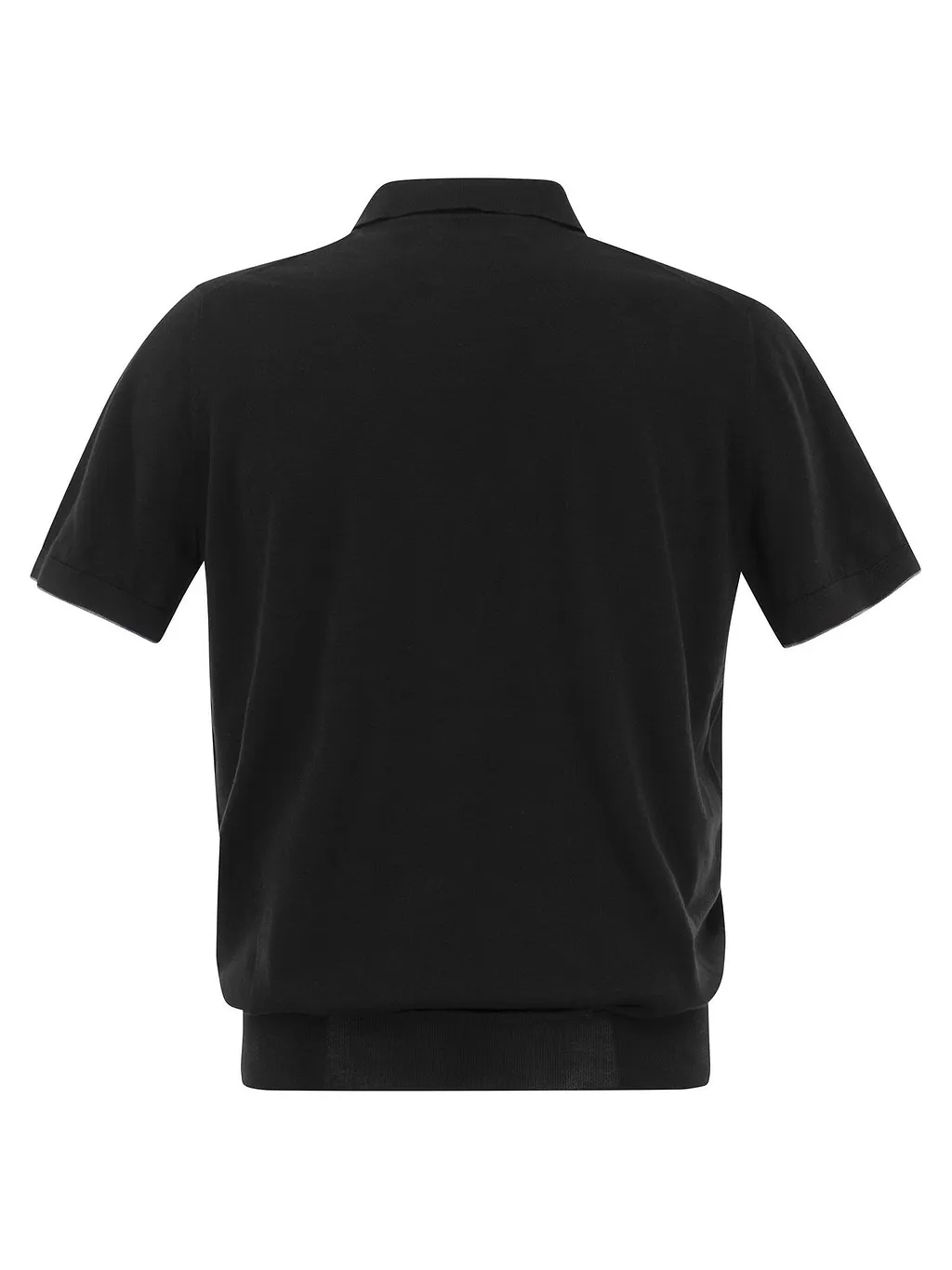Brunello Cucinelli Short-Sleeved Fine-Knitted Polo Shirt