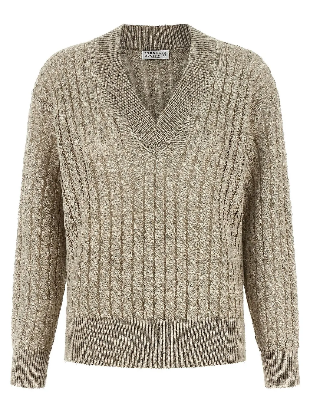Brunello Cucinelli V-Neck Long Sleeved Jumper