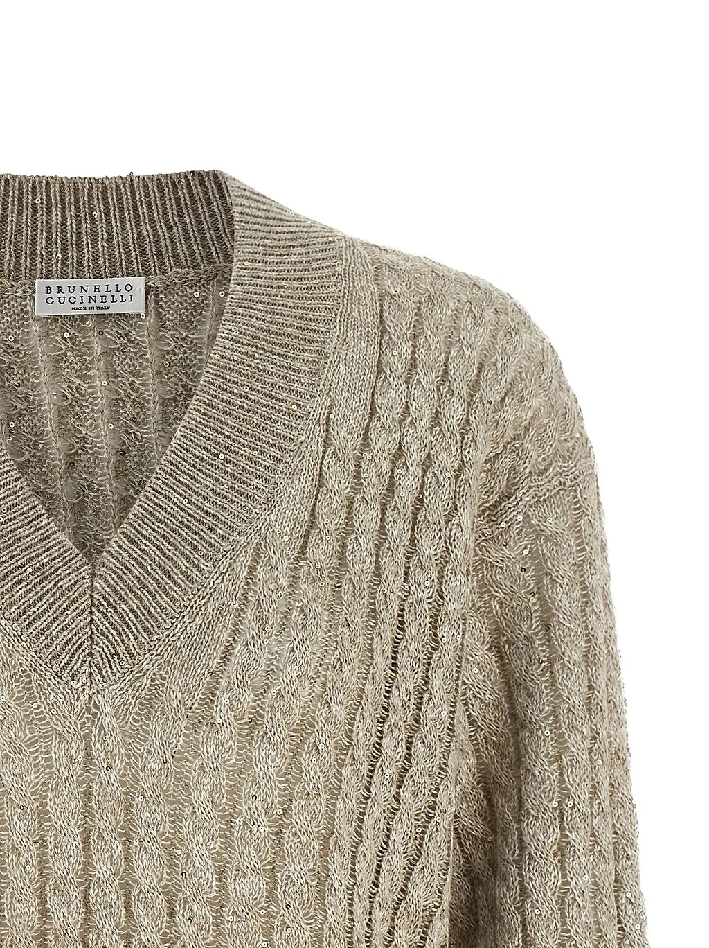 Brunello Cucinelli V-Neck Long Sleeved Jumper