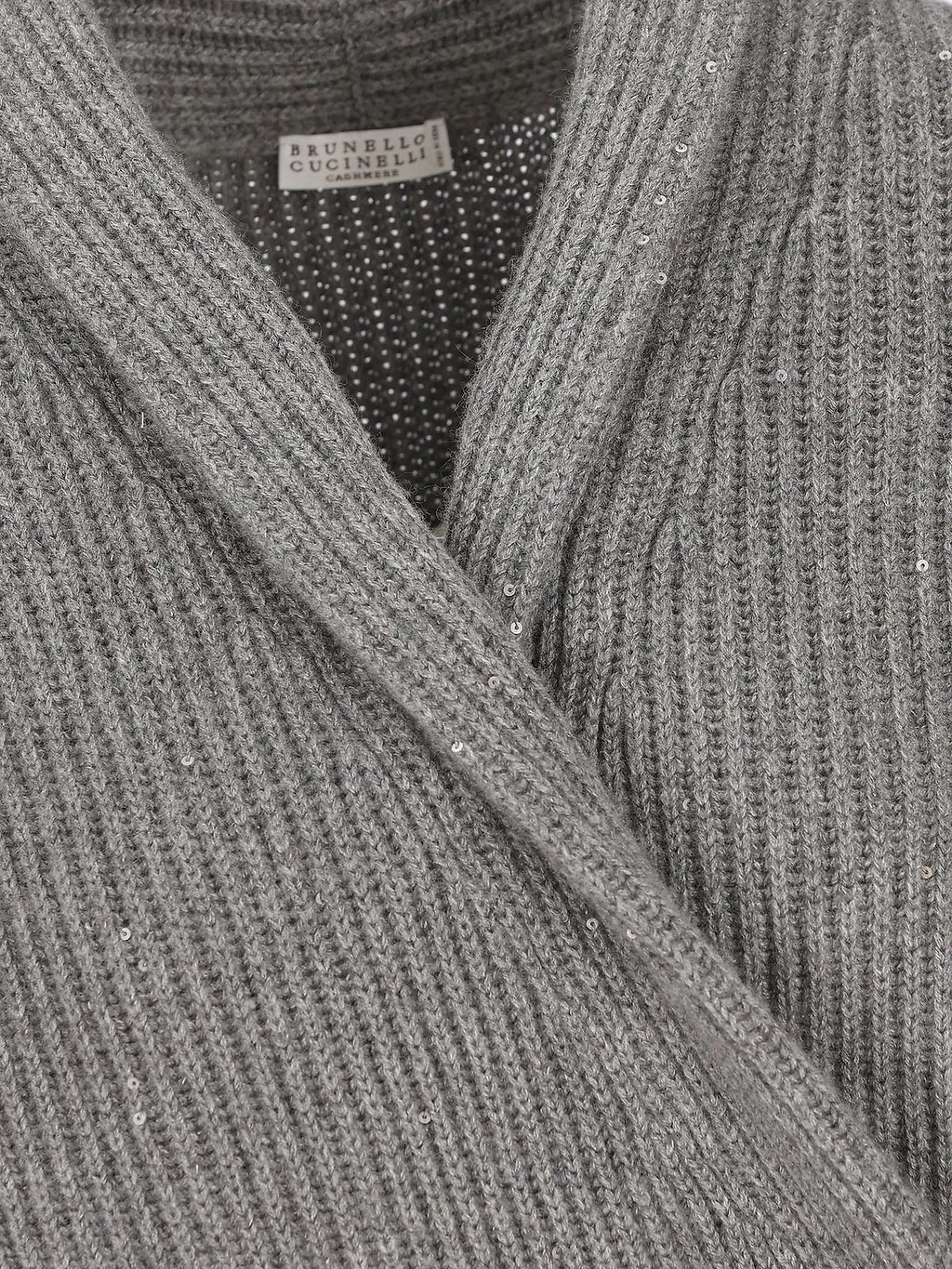 Brunello Cucinelli V-Neck Wrap Cardigan