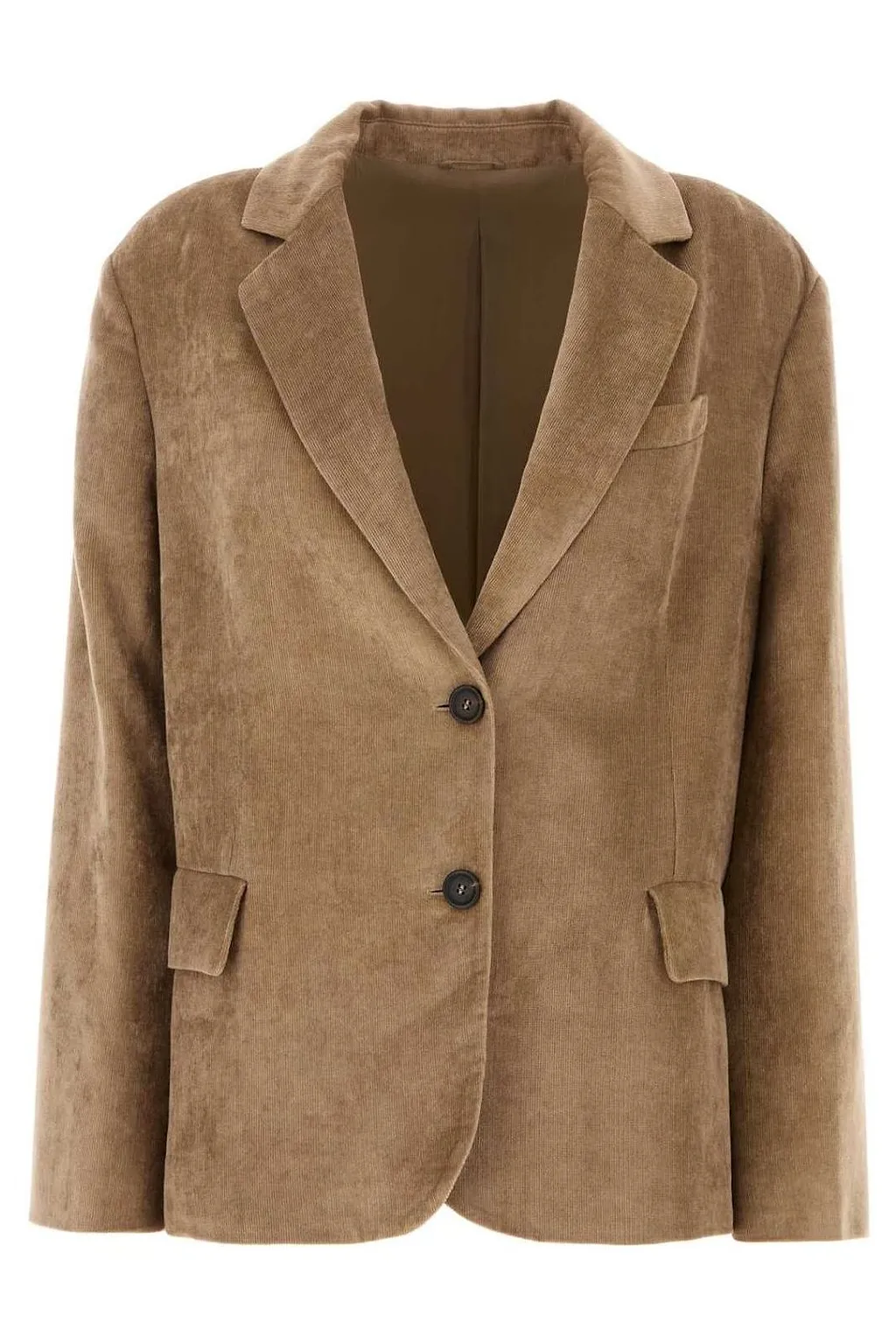 Brunello Cucinelli Single Breasted Long Sleeved Jacket