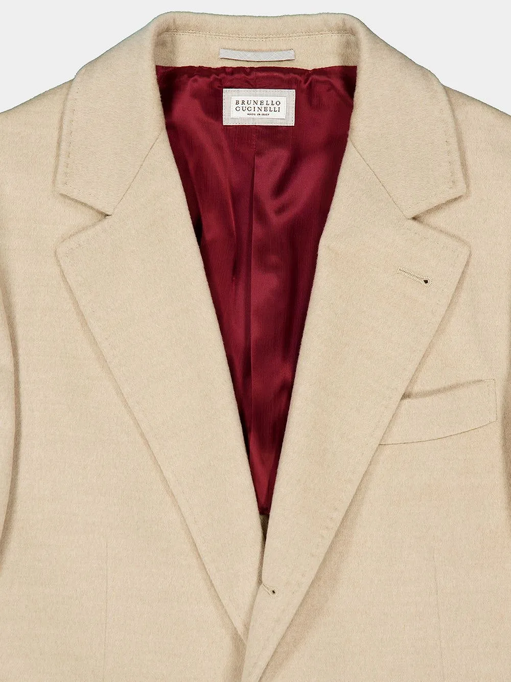 Brunello Cucinelli Single Breasted Button-Up Coat