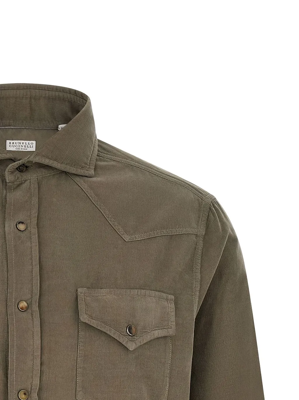 Brunello Cucinelli Western Corduroy Shirt