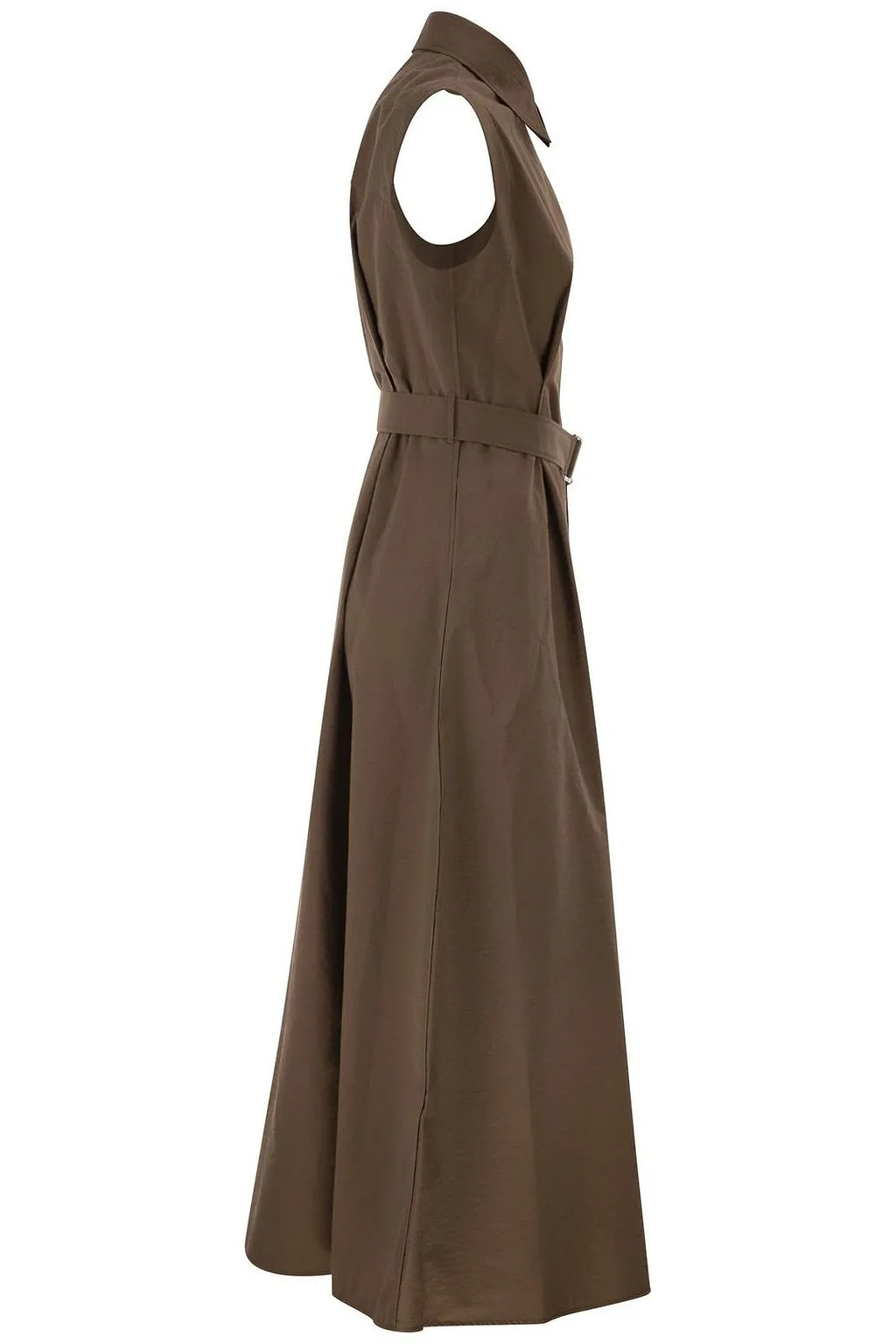 Brunello Cucinelli Sleeveless Belted Dress